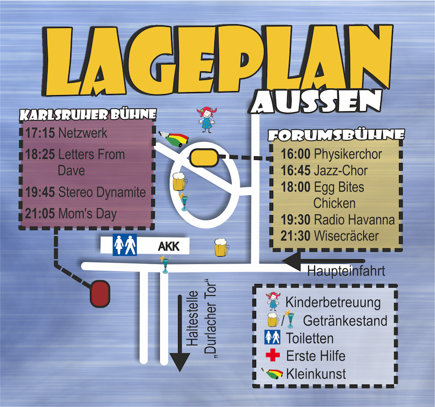 Lageplan des Außenbereiches