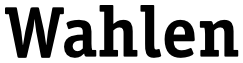 Wahlen